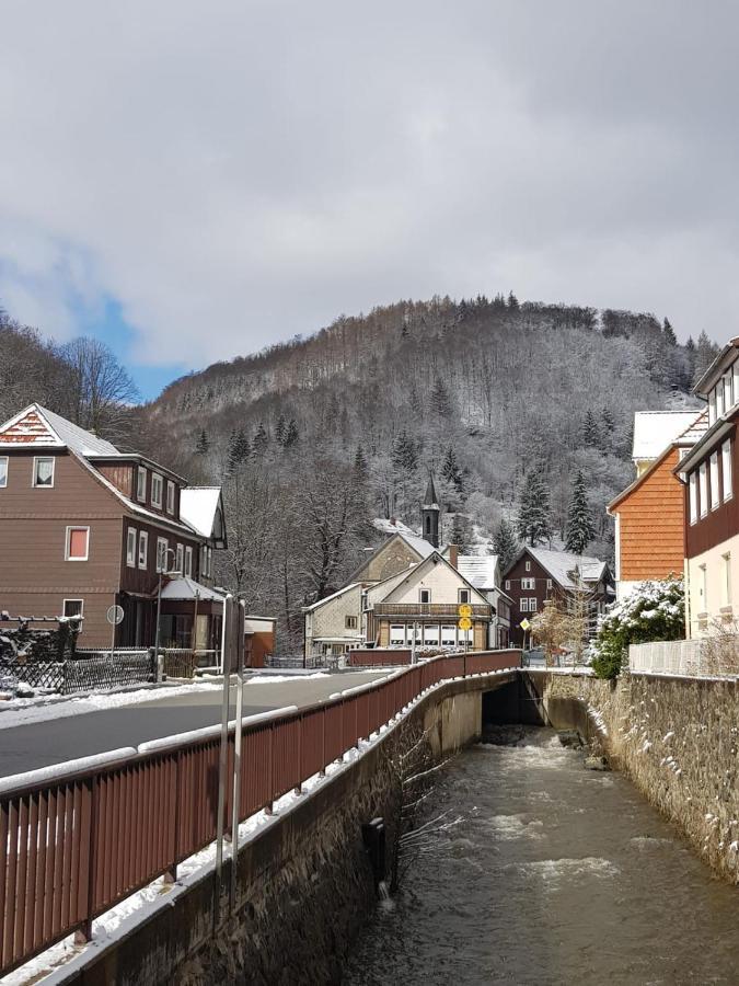 Haus Am Fluss Mit Wunderschoener Dachterrasse Mit Flussblick ,Garten Und Grill Zorge Kültér fotó