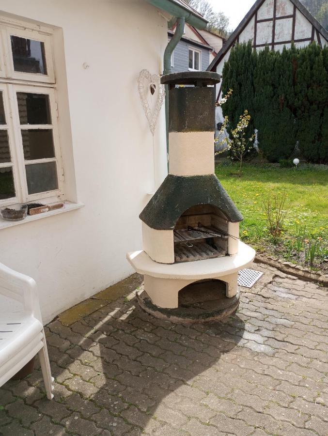 Haus Am Fluss Mit Wunderschoener Dachterrasse Mit Flussblick ,Garten Und Grill Zorge Kültér fotó